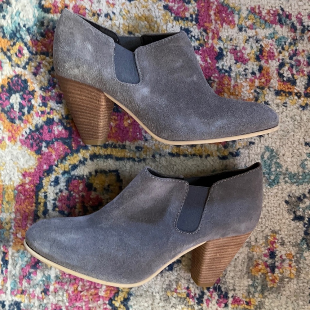 NWOB Madewell 1937 gray suede Chelsea ankle boots - size 6 made in Italy
